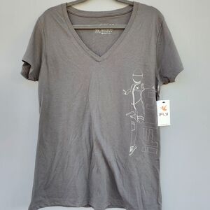 Gray Short Sleeve Women's Tee